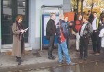 people waiting